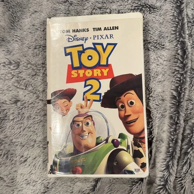 Toy Story 2 VHS 1999 Disney Pixar Video Tape Movie Vintage Blockbuster Edition  - Image 1 of 4