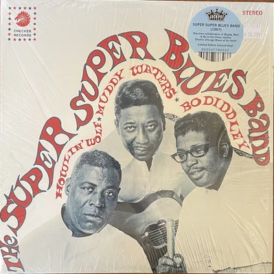 Howlin' Wolf, Muddy Waters & Bo Diddley - The Super Super Blues Band (LP, альбом, - Изображение 1 из 4