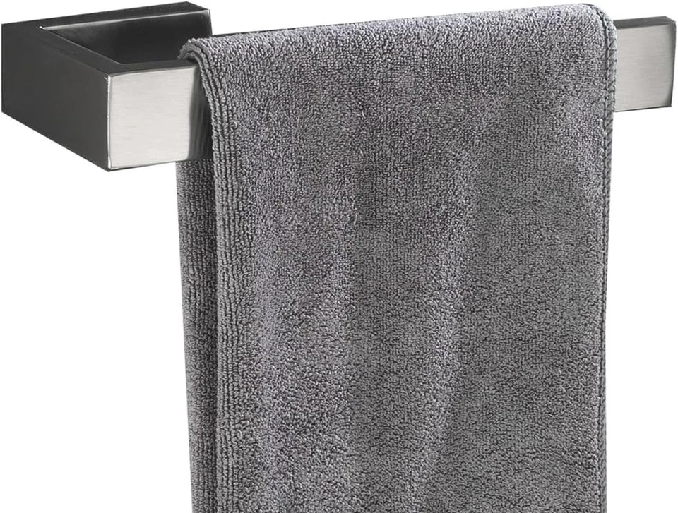 Anello Asciugamano Anelli Portasciugamani SUS 304 Acciaio Inossidabile Argento S - Immagine 1 di 4