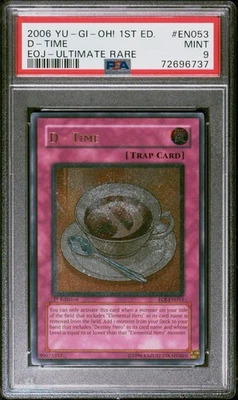 2006 Yu-Gi-Oh! D - Time Enemy of Justice EOJ 1st Edition UTR PSA 9 - Image 1 of 2