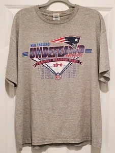 New England Patriots 2007 Undefeated Perfect Season T-Shirt NFL Football Größe XL - Bild 1 von 3