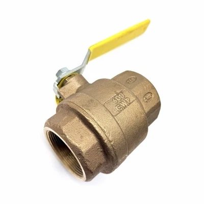 1-Pack Apollo 77C10801A 2" FNPT Bronze Ball Valve 2-Way, Full Port, 600CPW - Image 1 of 4