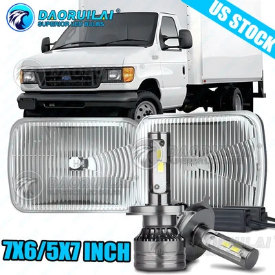 PAR 5x7 7x6" Faros LED de haz alto/bajo para Ford E-350 E-450 Super Duty NUEVO Foto 1 de 4