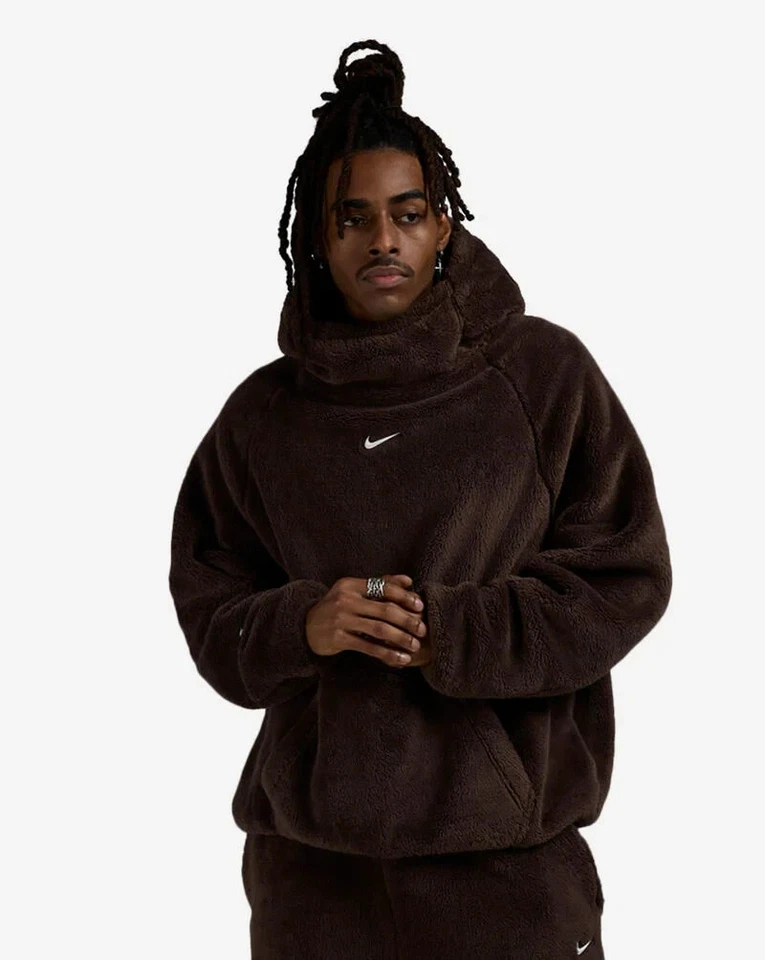 Nike x NOCTA Chalet Polar Men's Top Hoodie Brown IB0258-237 Men’s Large IN HAND