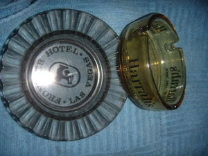 3 BANDEJAS DE CENIZA DE HOTEL CASINO DE COLECCIÓN L.V. HILTON & FRONTIER VEGAS & HARRAH RENO - Imagen 1 de 2
