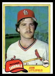 1981 Topps #489 John Littlefield St. Louis Cardinals Baseball card - Picture 1 of 2