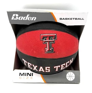 TEXAS TECH RED RAIDERS NCAA MINI SIZE 7.25" RUBBER BASKETBALL FREE SHIPPING - Picture 1 of 1