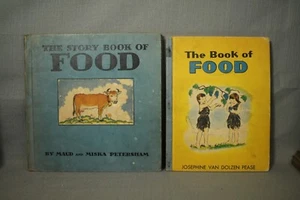 2 Vintage 30er Jahre Kinderbücher Das Buch vom Essen & Das Geschichtenbuch vom Essen - Bild 1 von 12
