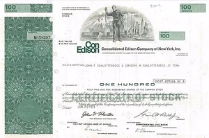 Consolidated Edison Company of New York World Trade Center certificado de stock - Imagen 1 de 1