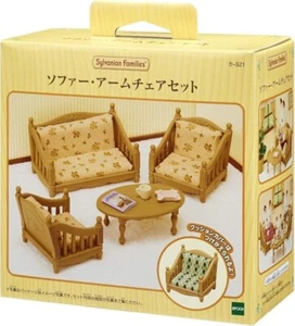 Juego de muebles de sofá y sillón Calico Critters KA-521 ÉPOCA Sylvanian Families - Imagen 1 de 3