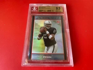 Jamarcus Russell 2007 Bowman refractores cromados novato BGS 9,5 gema como nuevo - Imagen 1 de 2