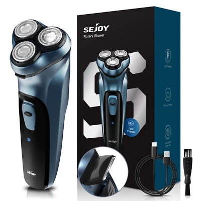 SEJOY 3D Rasierer Herren Elektrisch Herrenrasierer Rasierapparat Pop-up Trimmer