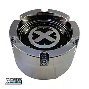 American Racing ATX Wheel Center Cap Style "B" Chrome 391K132 - Picture 1 of 1
