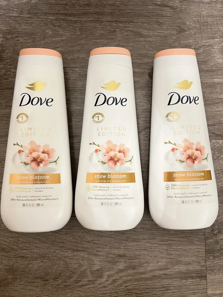 Dove Snow Blossom Body Wash Nutrium Moisture 22fl Oz
