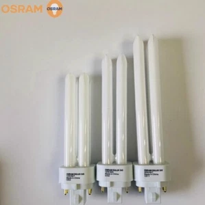 2x OSRAM DULUX D/E 18W/827 2700K Warm 18W/840 4000K White 18/865 6500K 4pin Lamp - Picture 1 of 6
