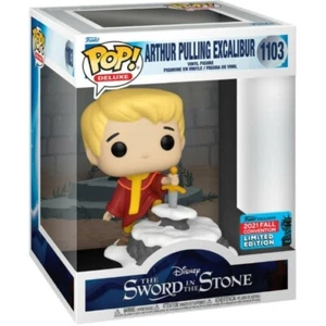 FUNKO POP ! DISNEY: LA SPADA NELLA ROCCIA (1103) ARTHUR PULLING EXCALIBUR 15CM - Foto 1 di 3