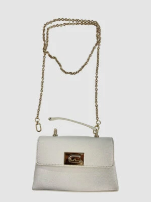 $428 Furla Para Mujer Blanco 1927 Mini Cuero Cadena Bolso Bandolera Cartera Bolso Foto 1 de 4