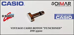 VINTAGE CASIO BOTON "FUNCIONES" FOR DW-5500 NOS - Imagen 1 de 1