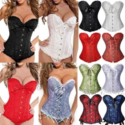 Корсеты для женщин корсет верхний бюстье на шнуровке талии тренер формирователь плюс - Изображение 1 из 4