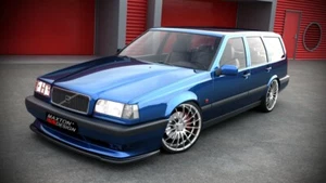 Front Diffuser Diffusor Maxton Design Gloss Black Abs For Volvo 850 R - Picture 1 of 1