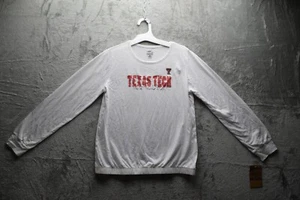 NCAA TexasTech Red Raiders Girls' White Long Sleeve T-Shirt, Size XL - New - Picture 1 of 11
