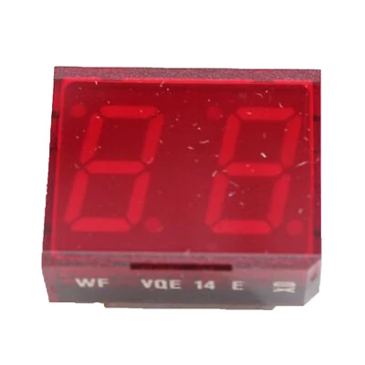 2 x Lichtschacht Siebensegment Anzeige WF VQE 14 E XD rot - Bild 1 von 4