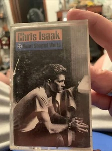 CHRIS ISAAK HEART SHAPED WORLD Cassette Tape OG 1989 Rockabilly Rare - Picture 1 of 4