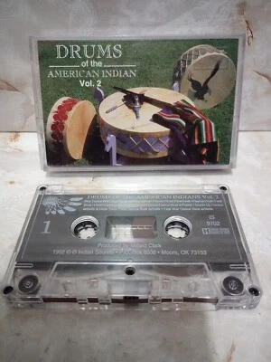 Drums Of The American Indian Vol 2 Cassette Tape 1992 - Image 1 of 2