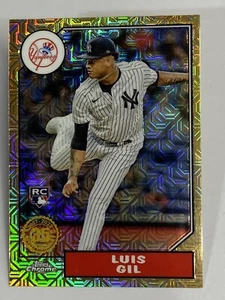 2022 Topps Chrome Silver Pack Mojo LUIS GIL Rookie RC Refractor 1987 #T87C-29 - Picture 1 of 2
