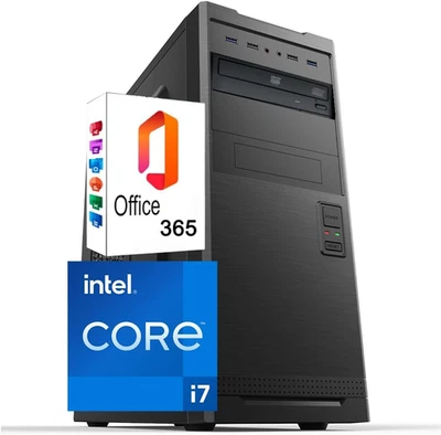 PC Fisso Desktop NUOVO • Cpu Intel Core I7-6700 • 32GB RAM DDR4 • 1TB SSD • Wind - Immagine 1 di 4