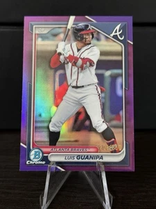 2024 Bowman Draft Chrome Luis Guanipa #BDC-5 Purple Refractor /250 - Picture 1 of 2