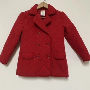 Crazy 8 Quilted Girls Jacket Size M 7-8 Red - Picture 1 of 5