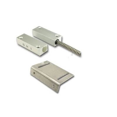 GRI 4400AB Aluminum Armored Magnetic Contact Switch for Security Alarm Systems - Image 1 of 4