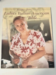 Recipes From Lidia's Italian American Table 2000 Bastianich PBS Cookbook PB - Picture 1 of 7