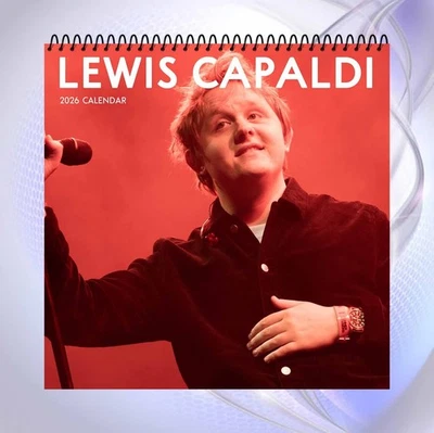 EVERBLOOMCREATIONS Lewis Capaldi 2026 Calendar, Heartfelt Music Concert Moments