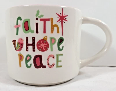 KARMA Shelly Escenas de Invierno Vacaciones Esquí Taza 16 FL OZ Decoración Navidad/Invierno NUEVO Foto 1 de 4