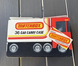 Vintage 1978 Matchbox Lesney 36 Car Carry Case with 3 Trays & Original Tag! - Picture 1 of 10