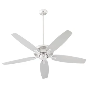 Satin Nickel 56"Ceiling Fan from the Apex Patio Collection - Picture 1 of 6