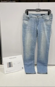 Armani Light Blue Denim Jeans Casual Dress - Size 28 XL Youth - Picture 1 of 8