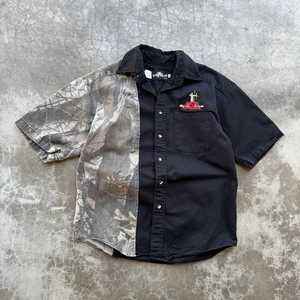 VTG ASA PRO AM TOUR Bow Hunting Camo Shirt Medium USA  - Picture 1 of 5