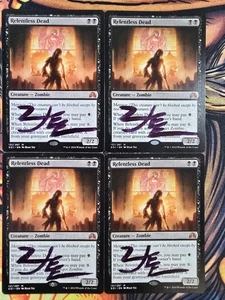 Relentless Dead x4 - Innistrad (Signed by Artist) Magic the Gathering MTG! - Picture 1 of 1