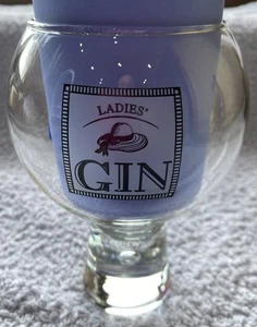 Ladies  Heavy Bottomed Gin Glasses Glass Excellent Condition Unboxed - VGC 5.5”  - Picture 1 of 7