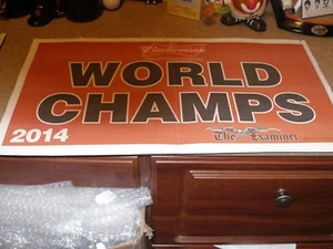 Poster 12x22 ottobre 2014 San Francisco Giants World Series Champions Budweiser - Foto 1 di 1