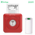 Portable Photo Printer Pocket   w/ USB for Android iOS Red B8A6
