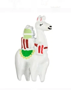 Origami Eule WEIHNACHTEN KEIN DRAMA LLAMA schwebend Emaille FEIERTAG Tier Charm - Bild 1 von 3