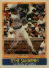 1990 Sportflics Baseball Card #54 Ryne Sandberg