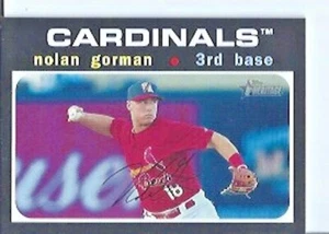 Nolan Gorman 2020 Topps Heritage Minors SP - Picture 1 of 1