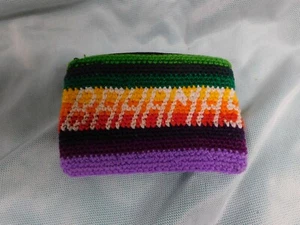 JEWELRY ROSARY TRAVEL CREDIT CARD POUCH BAHAMAS 4 1/2 X 3" COSMETIC BAG NEW - Picture 1 of 3