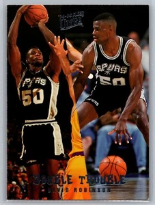David Robinson 1994-95 Ultra Double Trouble Insert #8 San Antonio Spurs HOF - Picture 1 of 2