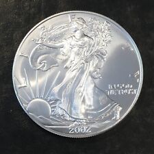 2002 American Silver Eagle US Mint 1oz Pure Silver #o631